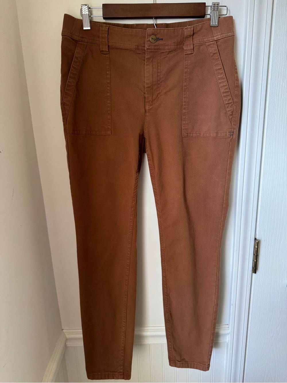Toad&Co Women's Rust Brown Chino Pants Size 8